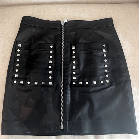 Joe’s JD Collection Leather Skirt, XS - Picture 2 of 4